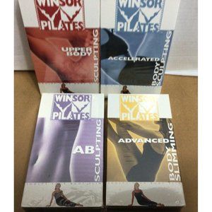 Winsor Pilates 2002 VHS in Original Sealed Packaging Set Of 4